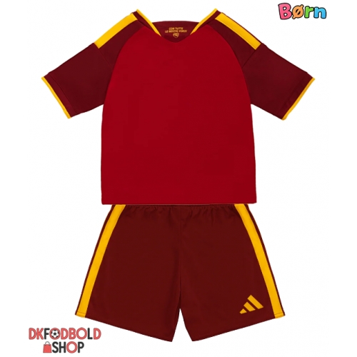 AS Roma Hjemmebanesæt Børn 2026-27 Kort ærmer (+ korte bukser)